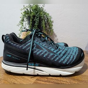 Altra Torin‎ 3.5 Knit Running Shoes Sneakers Womens Size 7 US 5 EU38 Black Green